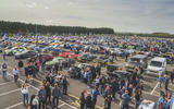 Mustang day crowd