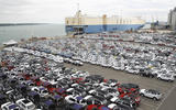 Port cars exporting Land Rover