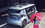 NEVS Sango self-driving shuttle - rear