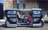 NEVS Sango self-driving shuttle - side