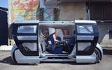 NEVS Sango self-driving shuttle - side