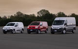 New Citroen vans front New Citroen vans front