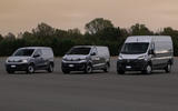 New Peugeot vans front New Peugeot vans front