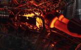 Aston Martin V6 engine heat detail Aston Martin V6 engine heat details