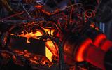 Aston Martin V6 engine  heat detail 1 Aston Martin V6 engine heat detail 1
