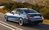 New BMW 3 Series rear three quarter