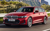 New BMW 3 Series Touring front three quarter