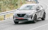 Nissan Qashqai spyshot front Nissan Qashqai spyshot front