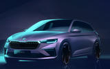 New Skoda Scala front end preview New Skoda Scala front end preview