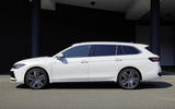 New Volkswagen Passat white side New Volkswagen Passat white side