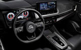 Nissan Qashqai facelift interior wide Nissan Qashqai facelift interior wide