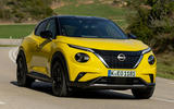 nissan juke review front three quarter lead 0