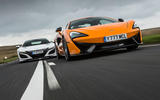 Honda NSX vs BMW i8 vs McLaren 570S: supercars compared