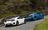 Honda NSX vs BMW i8 vs McLaren 570S: supercars compared