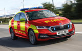 Skoda Octavia fire car