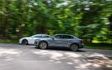 2020 Polestar 2 vs Tesla Model 3 - side 2020 Polestar 2 vs Tesla Model 3 - side