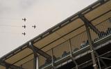Aero-acrobatics display at Silverstone