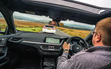 Tester in car Tester in car