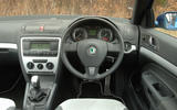 Skoda Octavia - wheel and dashboard