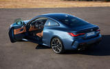 2020 BMW 4 Series Coupe - rear, doors open 2020 BMW 4 Series Coupe - rear, doors open