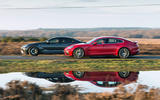 Porsche Panamera Turbo v BMW M6 Gran Coupe v Mercedes-AMG S63 Coupe