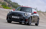 Petrol Mini John Cooper Works front quarter trackign