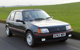 Peugeot 205 GTI front tracking