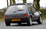 Peugeot 205 GTI rear tracking Peugeot 205 GTI rear tracking