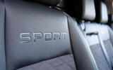 Peugeot Expert Sport seat detail
