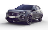 Peugeot 2008 front lead white background Peugeot 2008 front lead white background