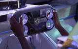Peugeot Inception Concept hands on the wheel