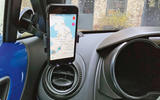 Alpine A110 iPhone holder