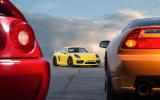 Ferrari F355, Honda NSX and Porsche Cayman GT4
