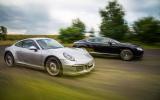 Bentley Continental GT V8 and Porsche 911 Carrera 4 GTS