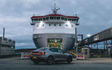 Polestar 2 rear three quarter ferry boarding