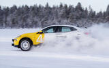 Polestar 4 Arctic Circle side sliding Polestar 4 Arctic Circle side sliding