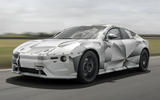Polestar 5 prototype driving Polestar 5 prototype driving