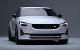 Polestar2 BST Edition 270 front three quarters studio Polestar2 BST Edition 270 front three quarters studio