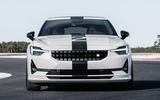 Polestar2 BST Edition 270 on track front end Polestar2 BST Edition 270 on track front end