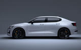 Polestar2 BST Edition 270 side profile studio Polestar2 BST Edition 270 side profile studio