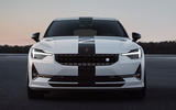 Polestar2 BST Edition 270 static front on track Polestar2 BST Edition 270 static front on track