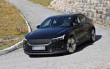 Polestar 2 front hill going down Polestar 2 front hill going down