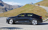 Polestar 2 side rear conering Polestar 2 side rear conering