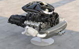Porsche 911 Carrera Coupe by Singer engine Porsche 911 Carrera Coupe by Singer engine