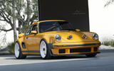 Porsche 911 Carrera Coupe by Singer race front Porsche 911 Carrera Coupe by Singer race front