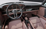 Porsche 911 Carrera Coupe by Singer touring dashboard Porsche 911 Carrera Coupe by Singer touring dashboard