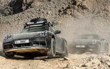 Porsche 911 Dakar desert front