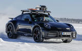 Porsche 911 Dakar front three quarter snow Porsche 911 Dakar front three quarter snow