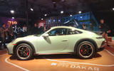 Porsche 911 dakar on show at los angeles side left