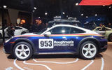 Porsche 911 dakar on show at los angeles side
